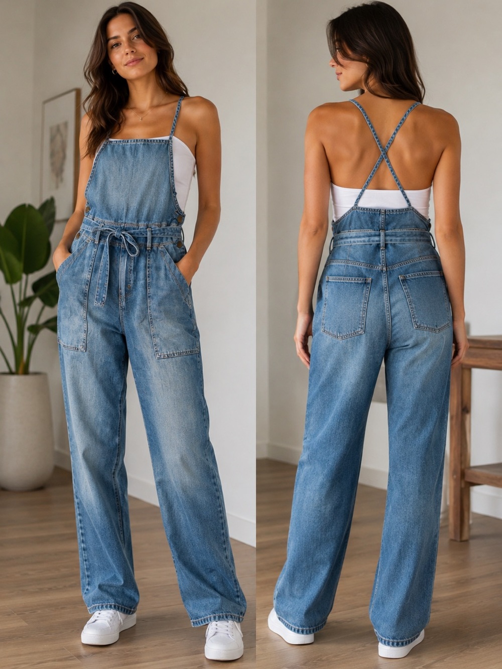 Current/Elliott Light Blue Denim Overalls Size 3 (see measurements)